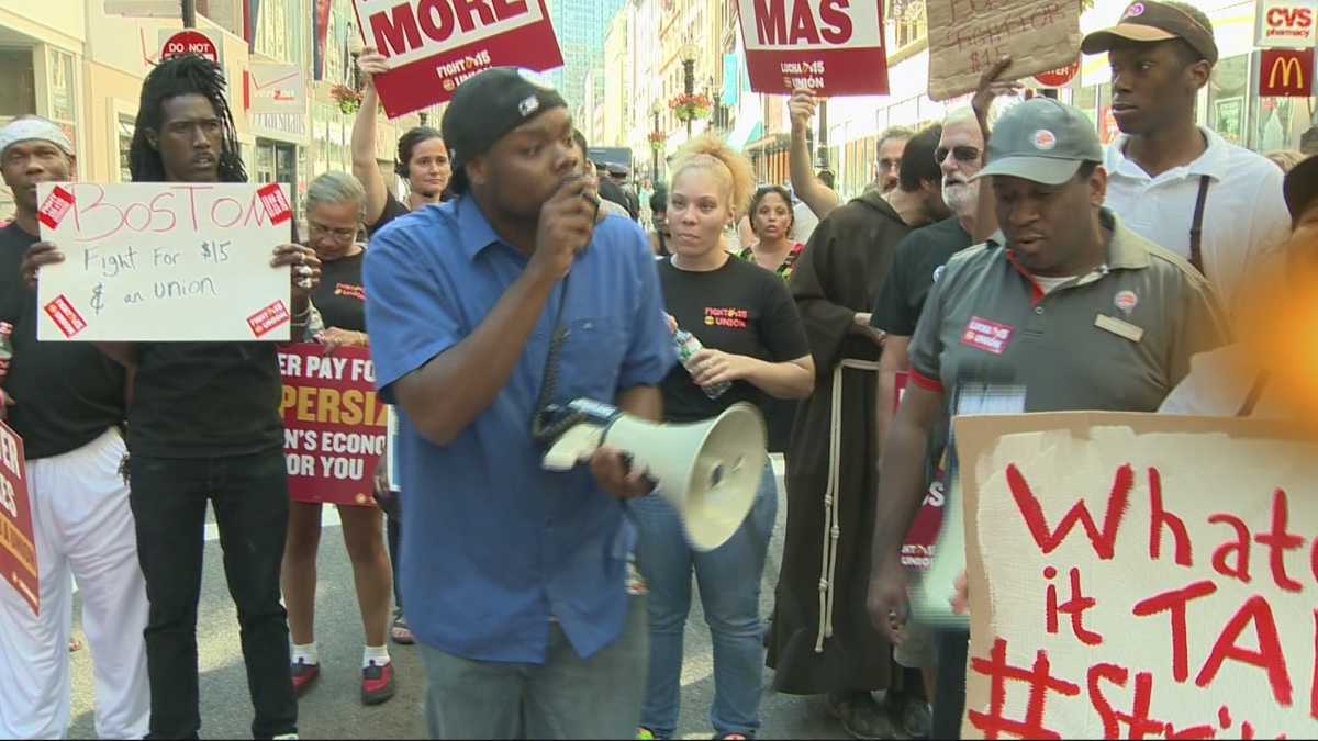 Fast food workers strike
