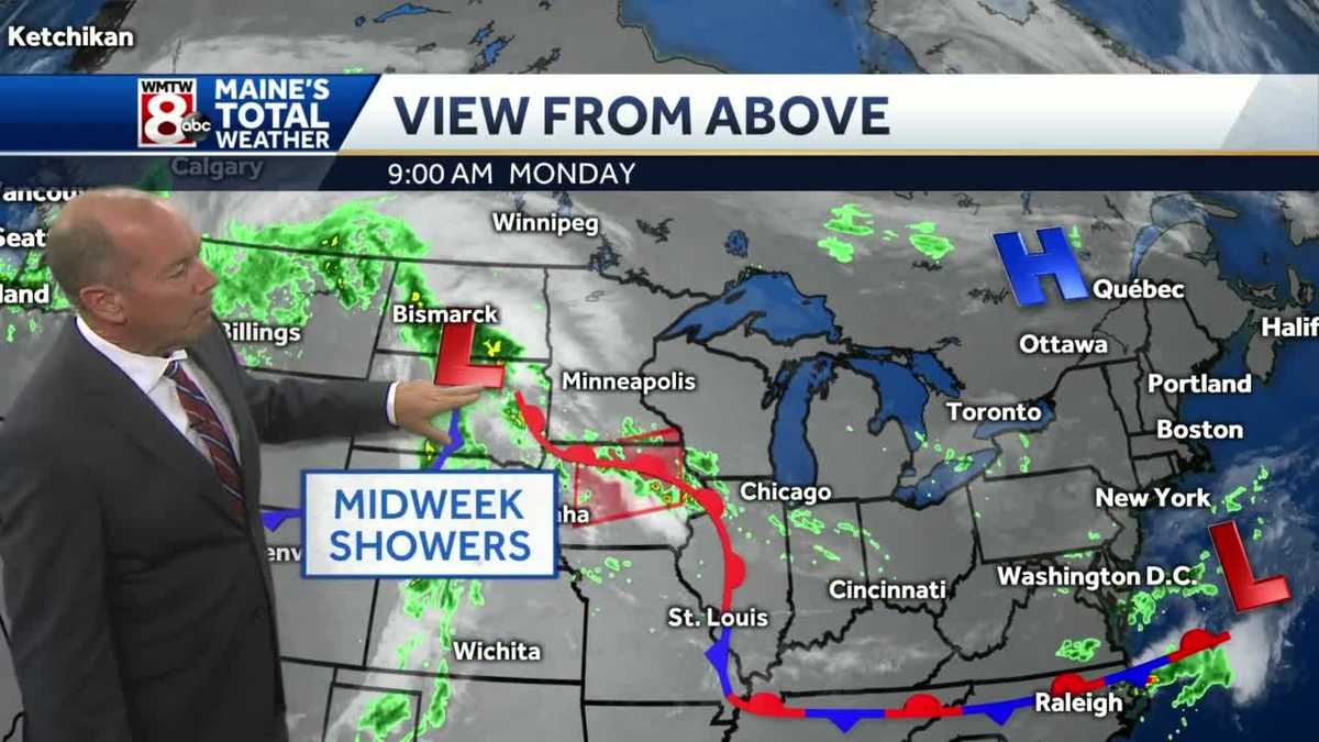 A mix of sun and clouds on Tuesday, with seasonable temperatures