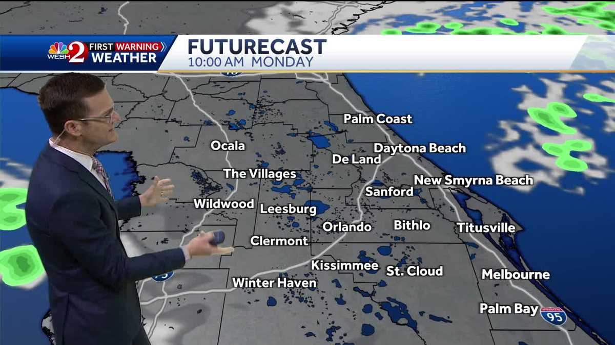 Orlando forecast Cool and sunny Monday