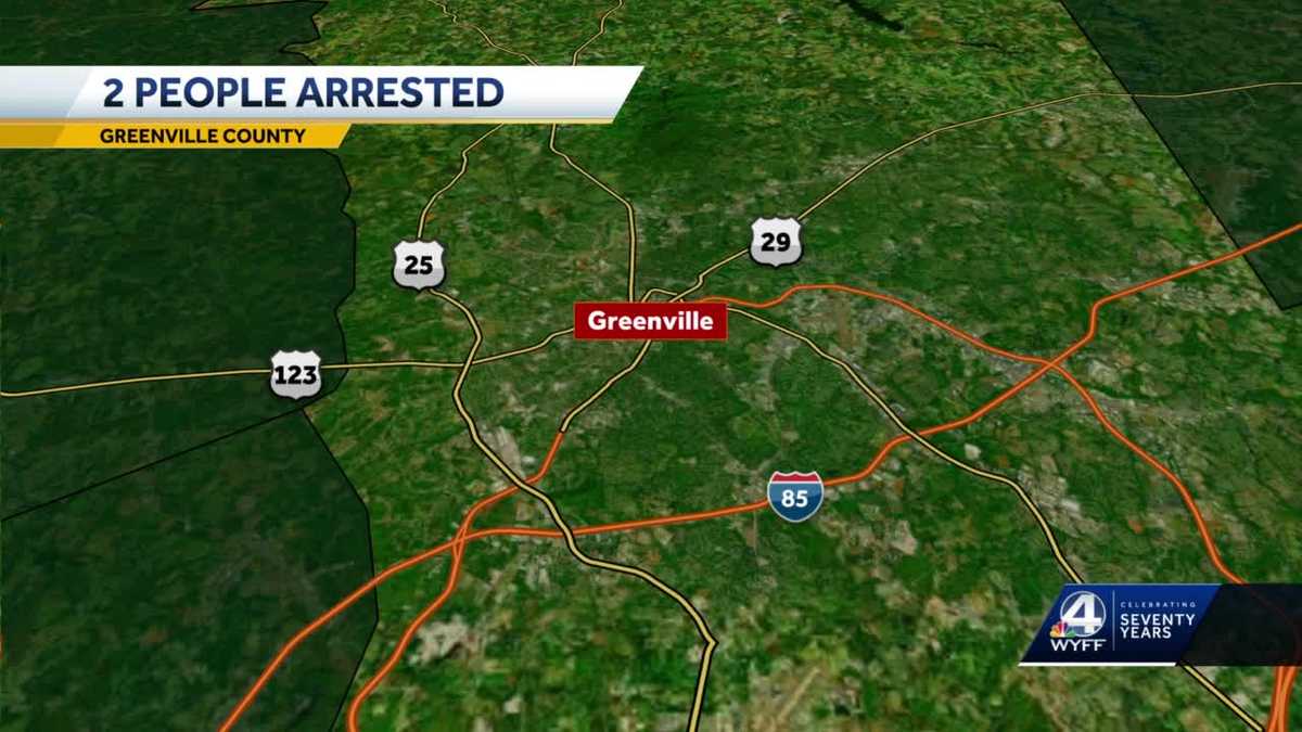 Greenville: 2 arrested after pursuit ends in crash