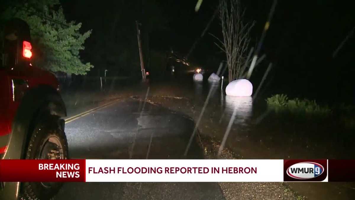 Flash flooding hits communities in Grafton County