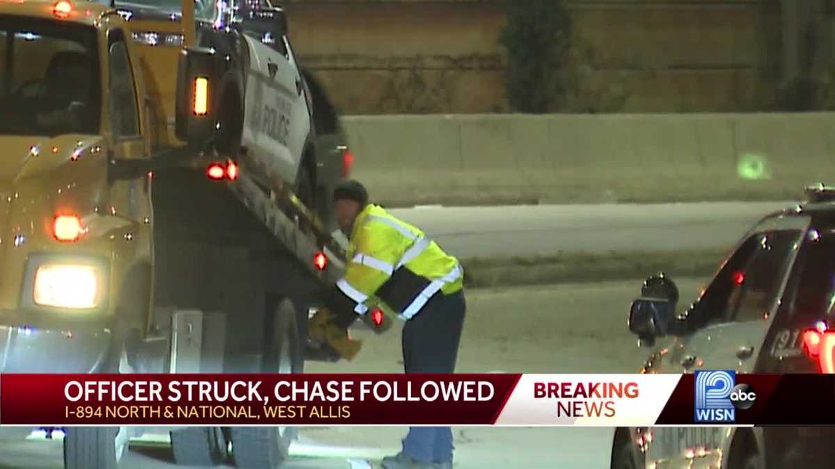 3 officers injured, 2 suspects arrested after 65-mile police chase