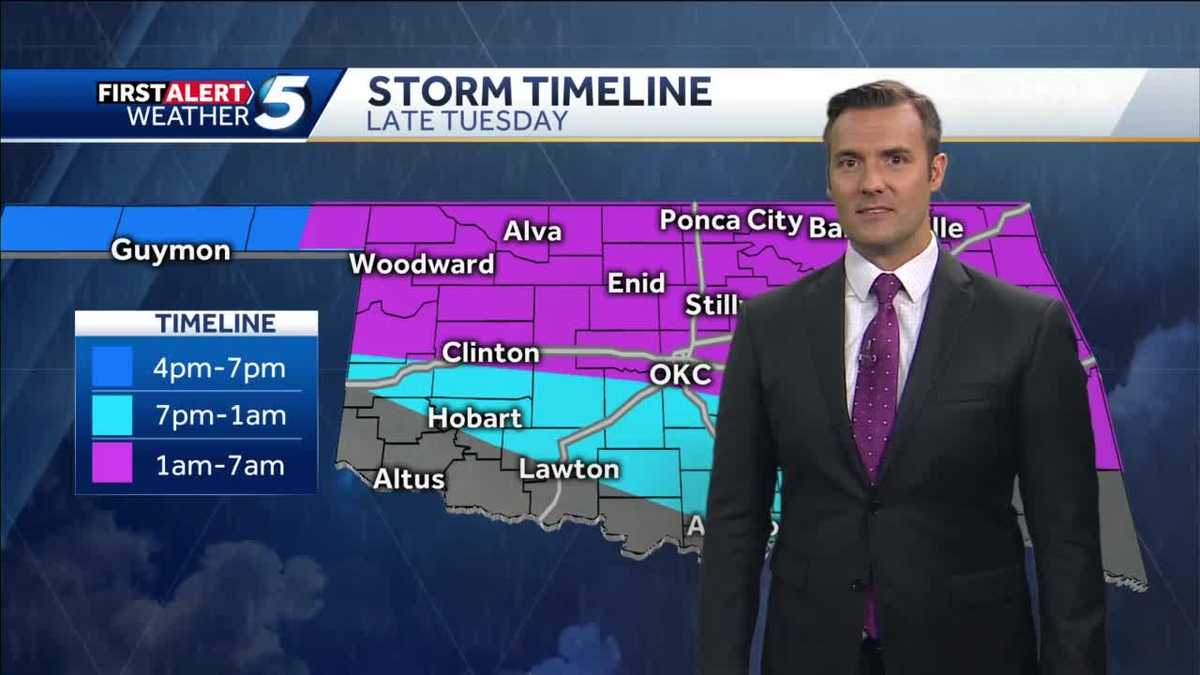 OKLAHOMA SEVERE STORMS: Hail threat looms as severe storms expected ...