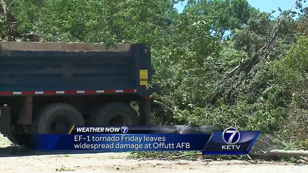 EF1 tornado Friday leaves widespread damage at Offutt AFB