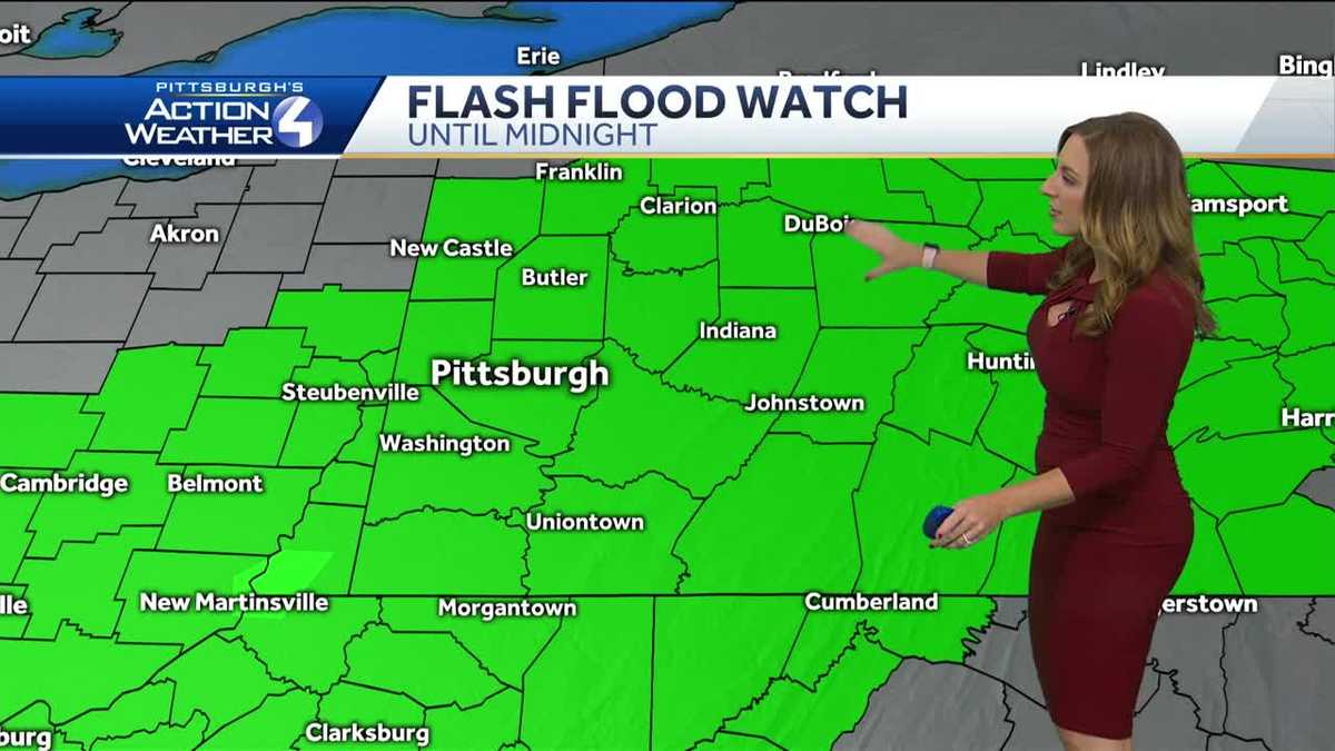 Flash flood watch in effect until midnight