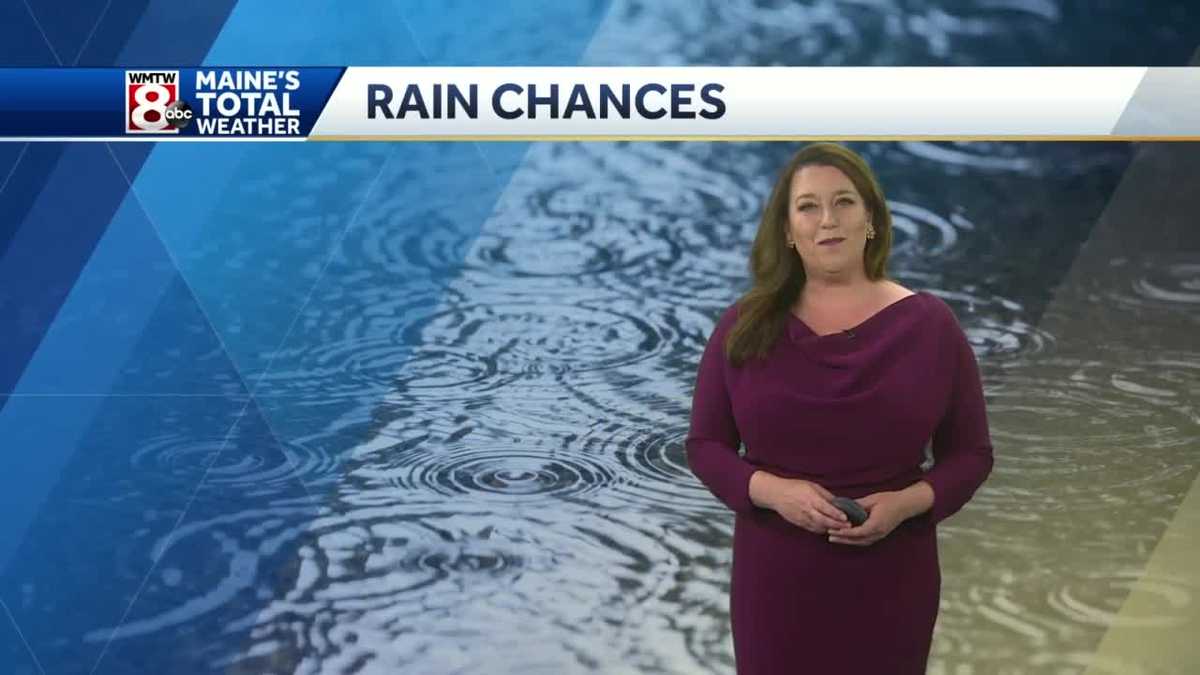 A stray shower Monday, rain and wind with a midweek storm