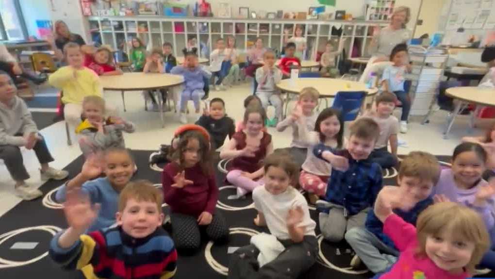 NH weather school visit: Birch Hill Elementary School