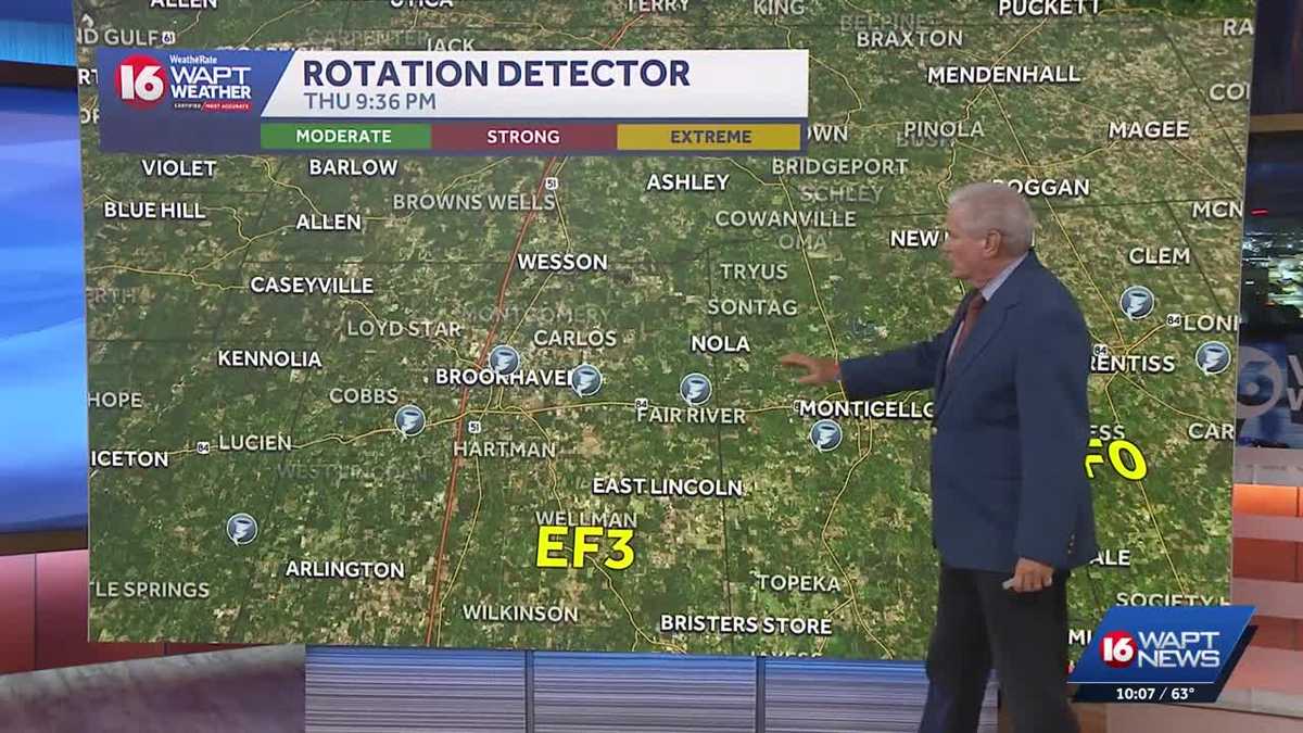 Mississippi tornadoes carve long paths of damage as two EF3 twisters hit