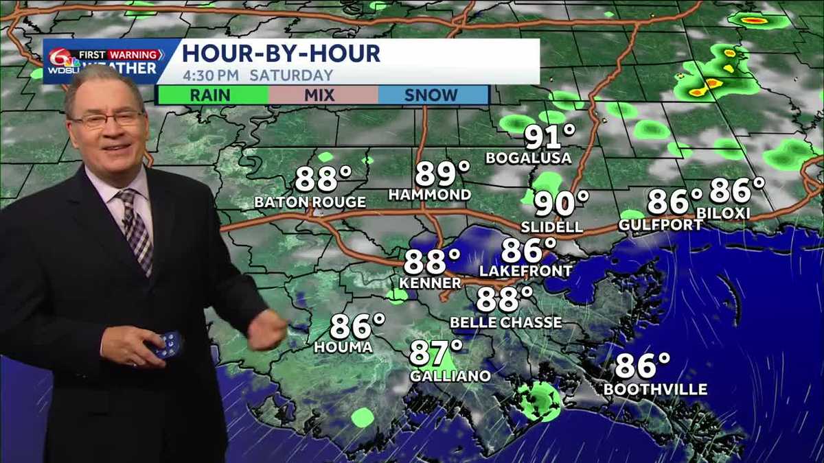 A drier weather pattern expected this weekend