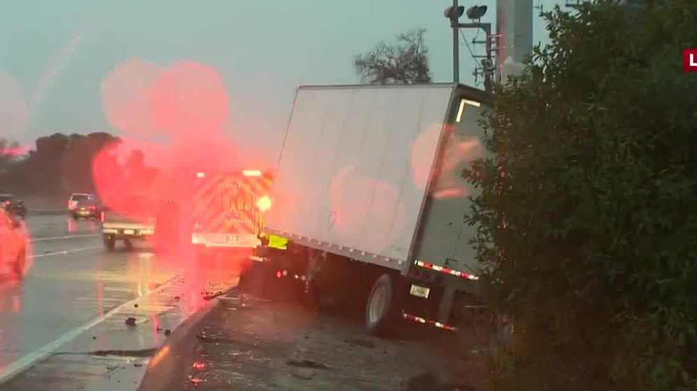 Major backup on I-80 after big rig crash in Foothill Farms