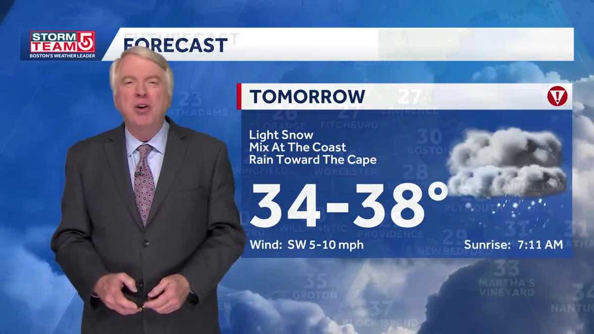 Video: Clouds increasing, not as cold tonight