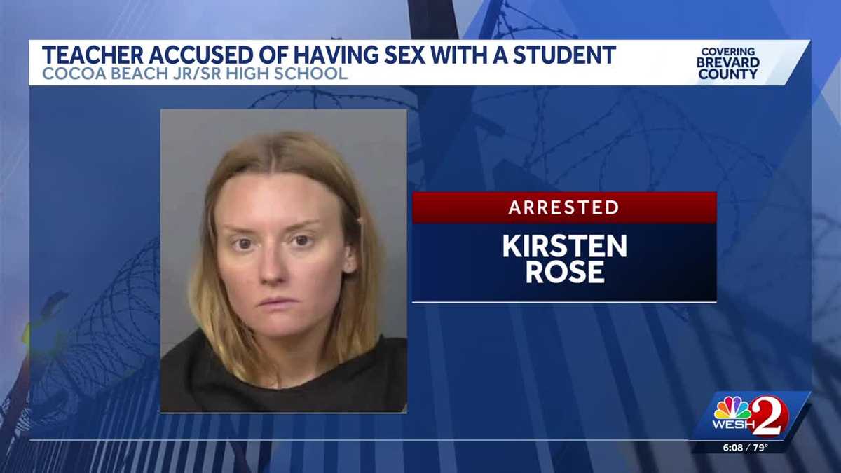 Cocoa Beach High School teacher arrested for having sex with student