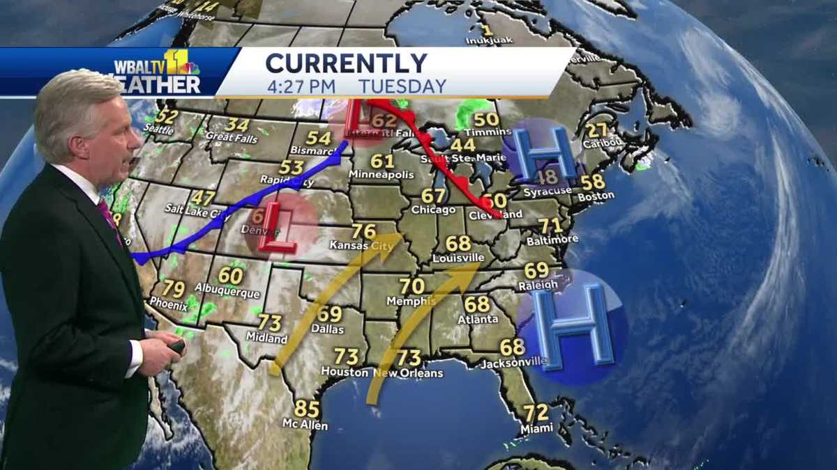 More sun, mild day Wednesday