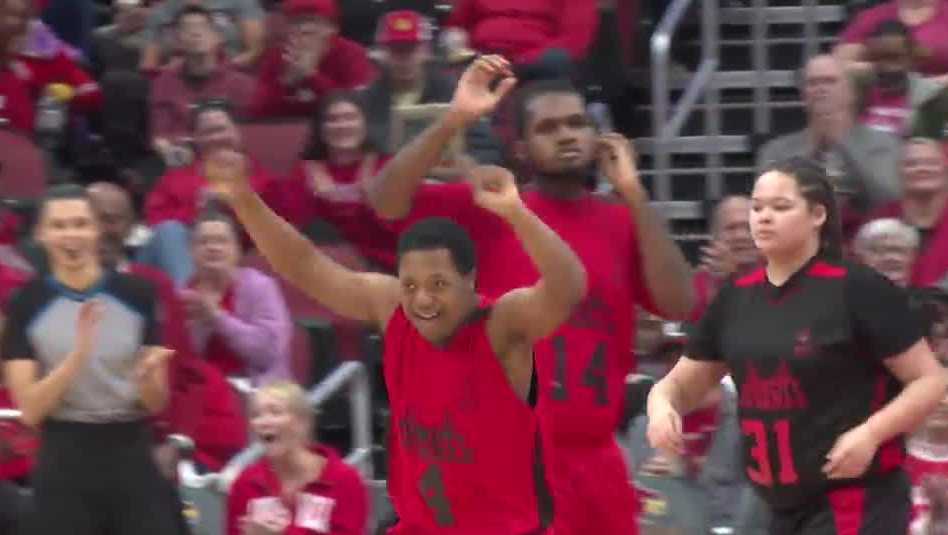 UofL vs. UK game halftime features Special Olympics of Kentucky Team