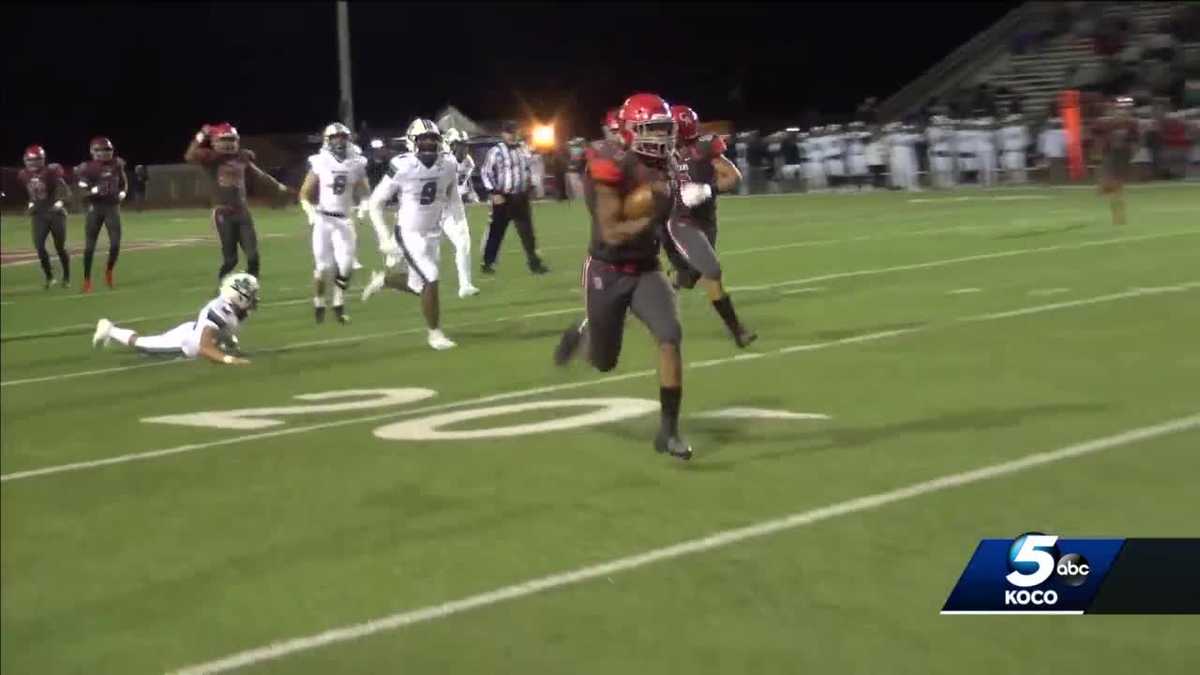 Oklahoma high school football complete scores Week 10