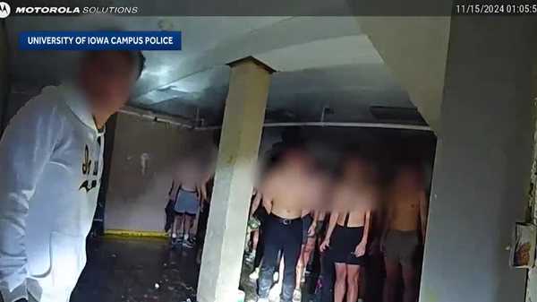 disturbing video reveals alleged hazing at university of iowa fraternity