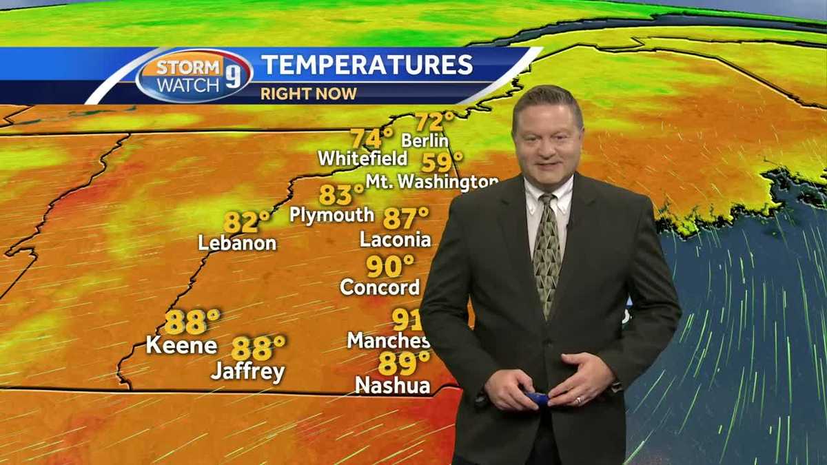 Watch: Hot and humid start to the week