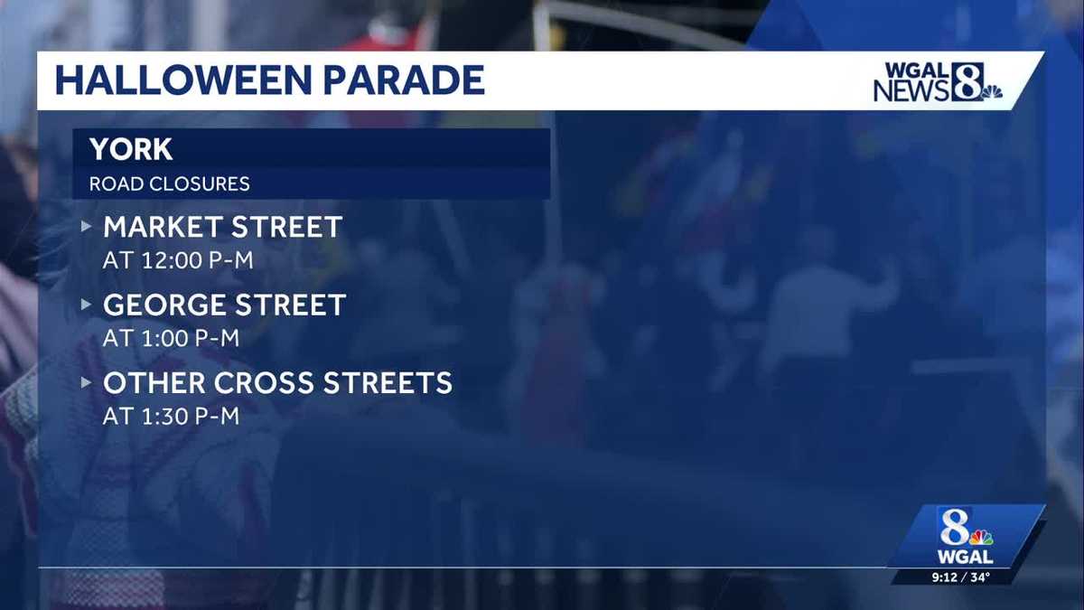 York Halloween parade steps off today