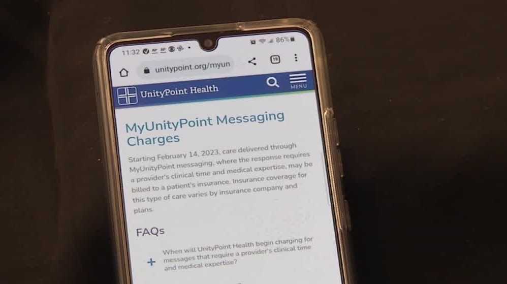 'MyChart' app to start charging for messages to doctors