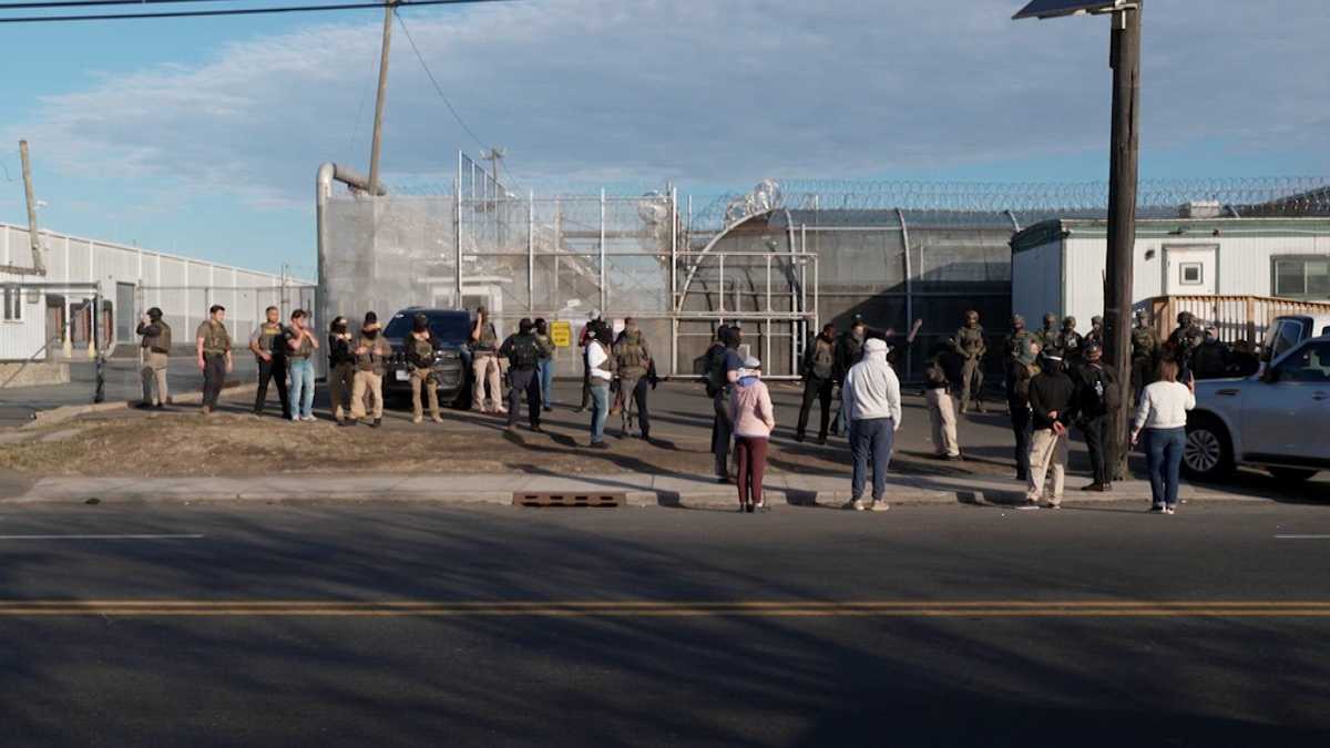 NJ governor sends state police to set up protest zone outside contested immigration detention center