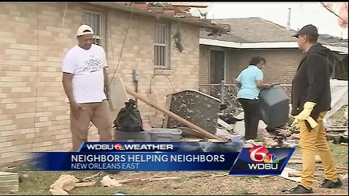 NOLA neighbors do what they do best: Help neighbors after tornado