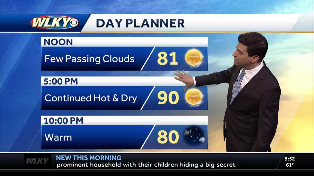 Weekend weather planner: chances for rain return after dry, hot streak