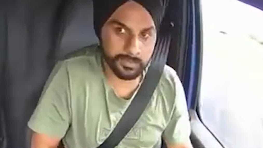 New Mexico State Police release body cam video of Harjinder Singh speaking English