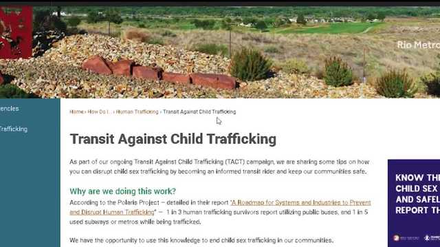 Rio Metro joins national campaign to stop child sex trafficking - Vimarsana News