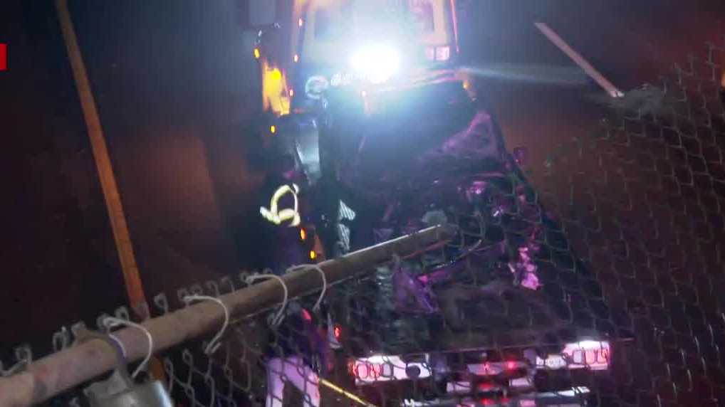 1 injured, traffic delayed after car veers off overpass in Sacramento