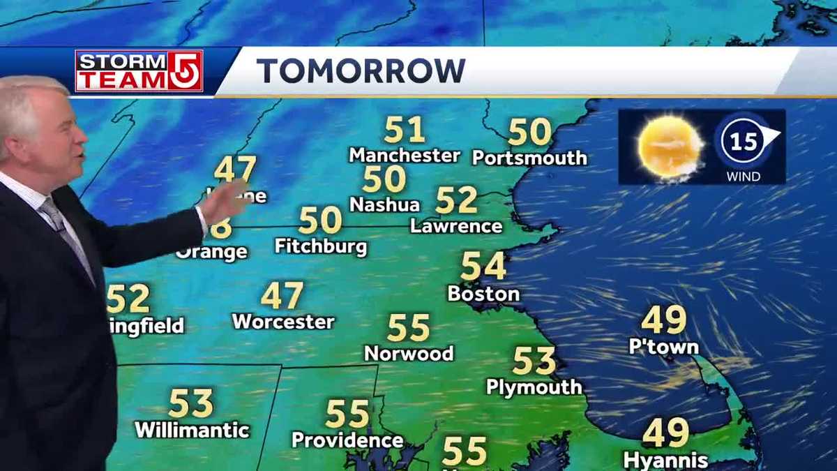 Video: Sunny, mild Tuesday but more rain on way