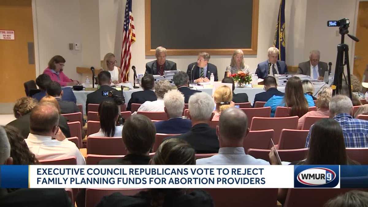 New Hampshire Executive Council strips funding from abortion providers