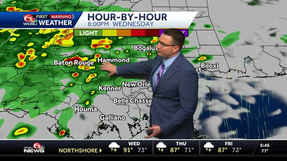 Storms likely this afternoon and evening