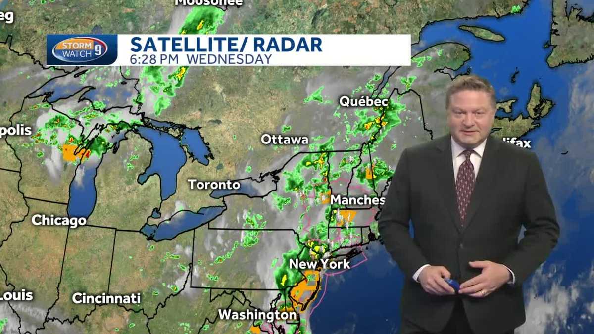 Watch: Severe thunderstorms move through