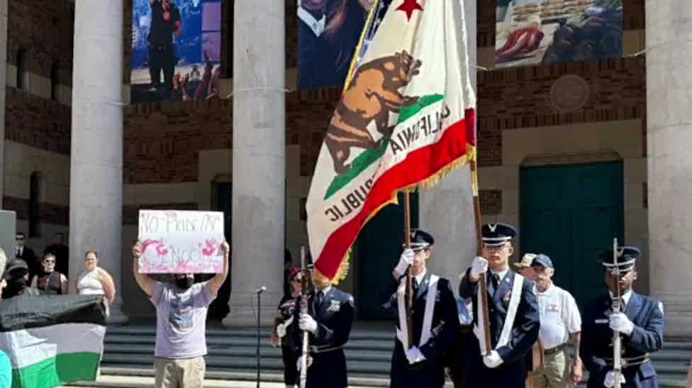 Pro-Palestine demonstration disrupts Sacramento Memorial Day event