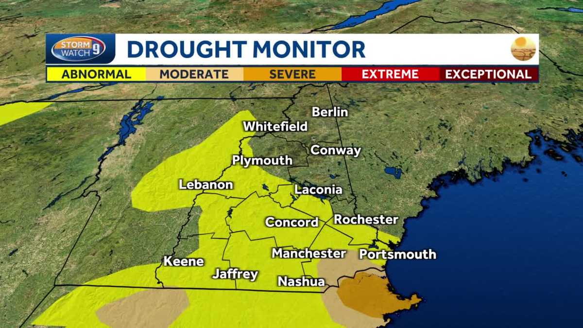 New Hampshire drought update Conditions improve again