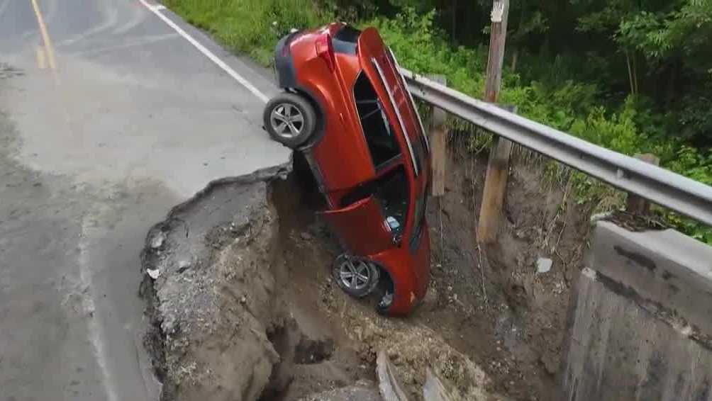 Many roads in northern NH washed out by strong storms - WMUR