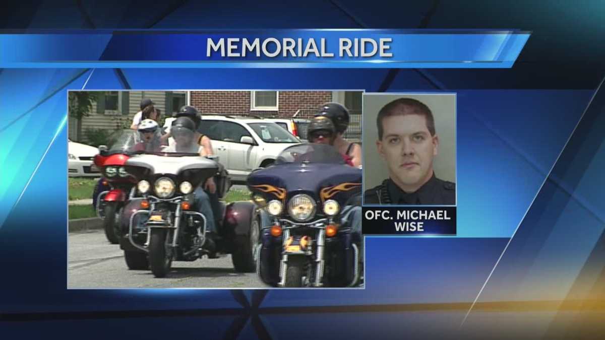 Riders remember slain officer Michael Wise