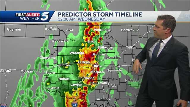 Severe storms expected to move across Oklahoma on Tuesday night. - Vimarsana News
