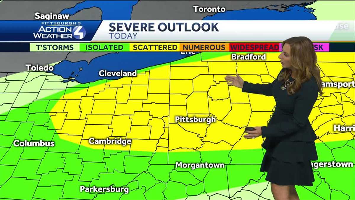 Pittsburgh’s Action weather forecast Chance for strong to severe