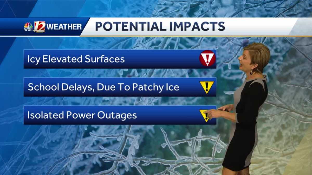 WATCH: icy morning concerns, cold and wet into the weekend