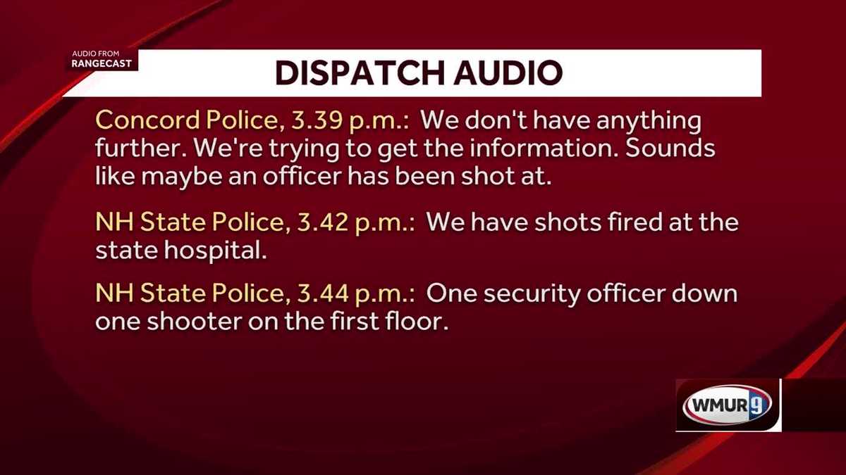 New Hampshire Hospital Shooting: Dispatch audio