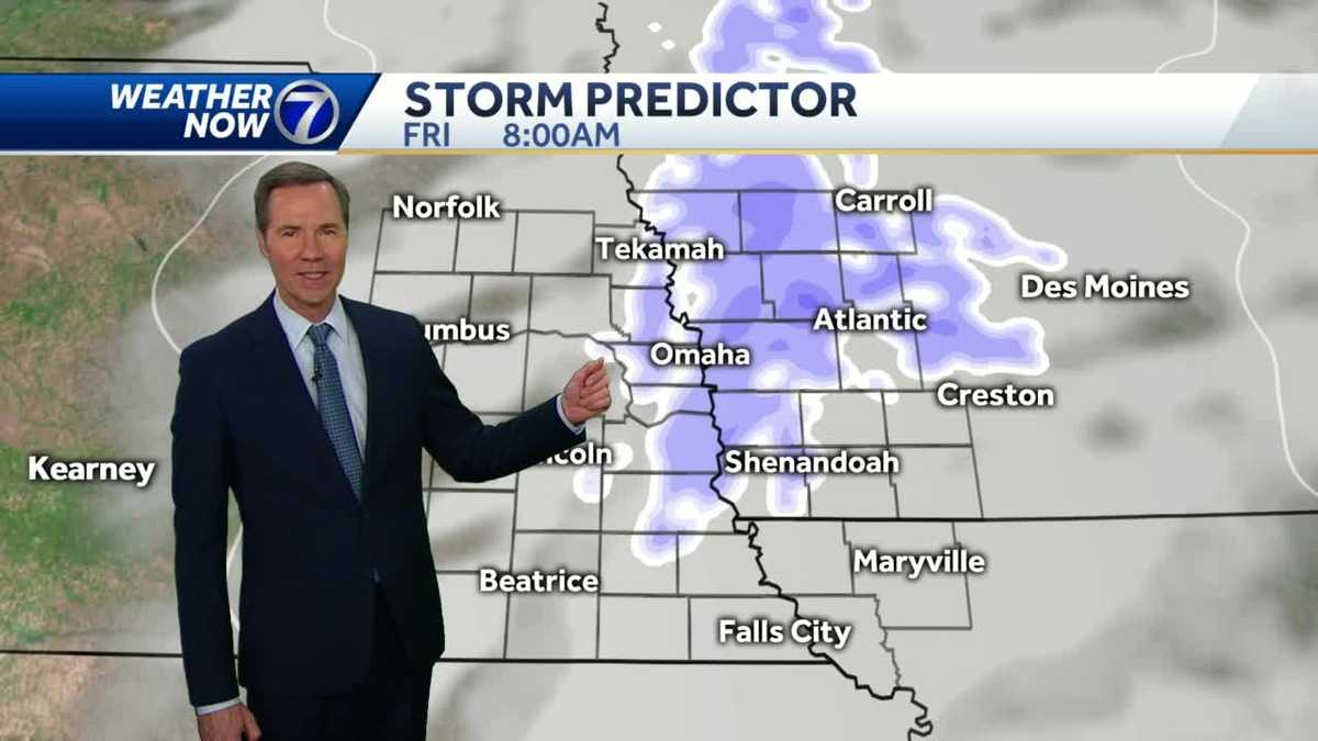 Snow chance Friday morning