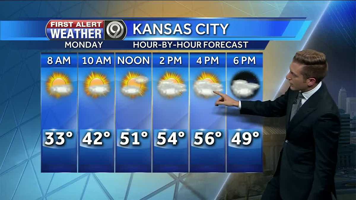 Videocast: Less sunshine will make Monday feel cooler than it is