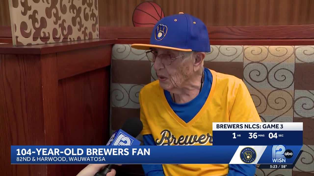 104-year-old Brewers fan hopes for World Series win as 105th birthday gift