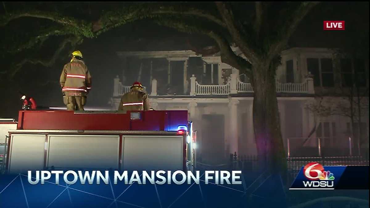 Late breaking details on historic mansion fire and nearby evacuations
