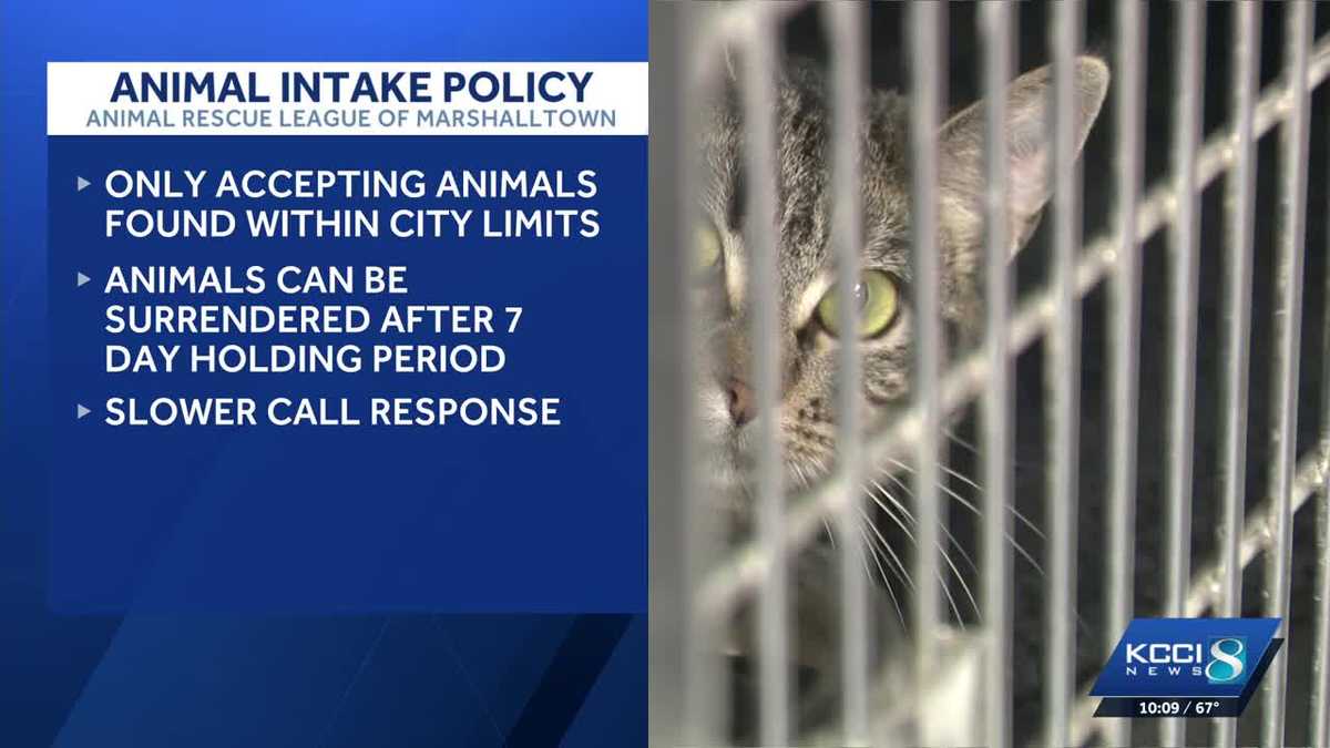 Marshalltown Animal Rescue League updates policy regarding service limitations