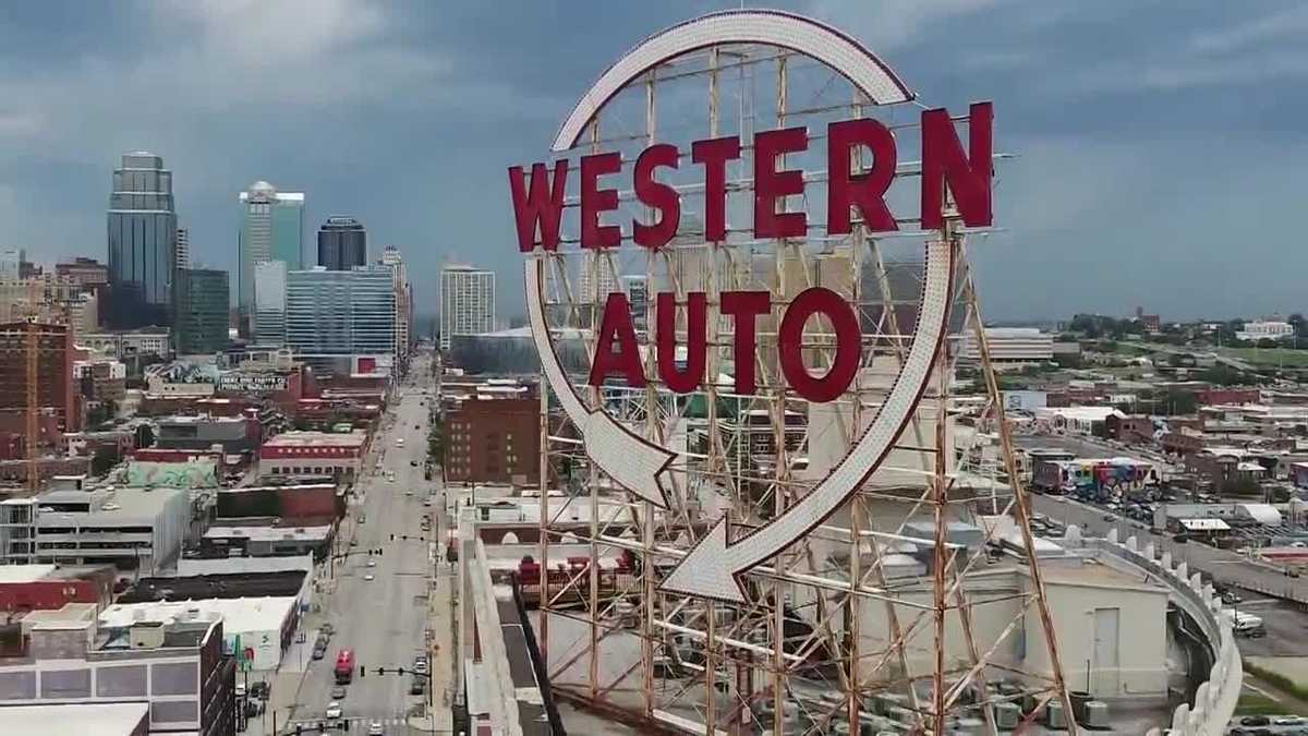 Kansas City's iconic Western Auto Sign coming 'back to life,' shining once again