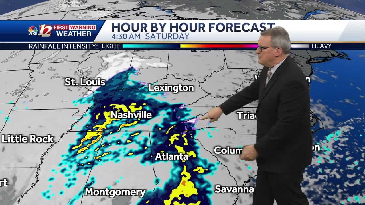 WATCH: Expecting Wintry Start To Saturday Storm