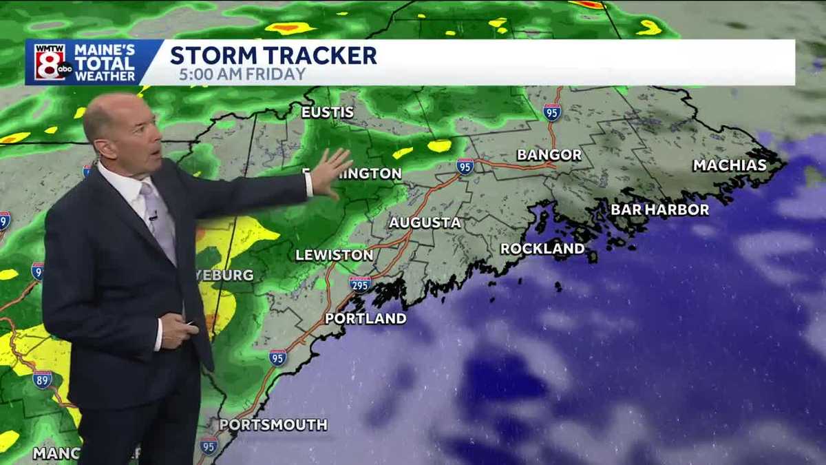 Watching for showers and storms on Friday