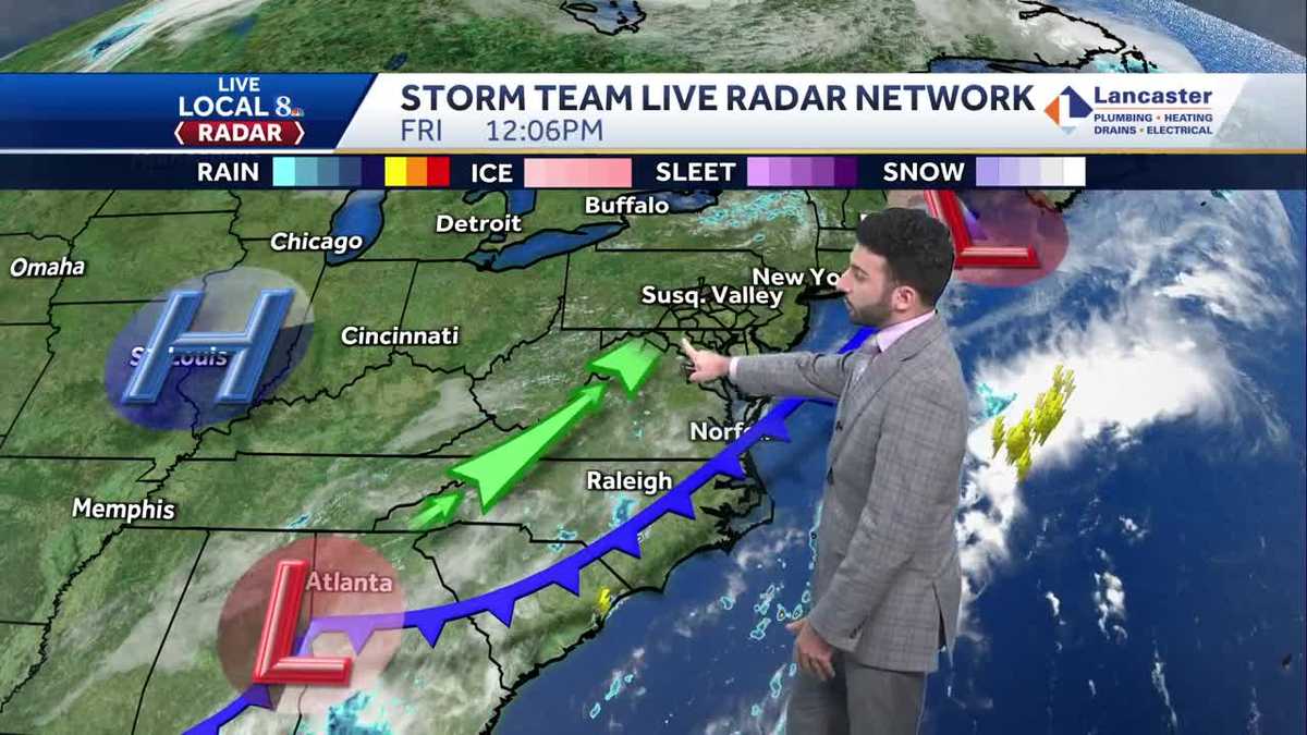 Mostly sunny this afternoon, chances for rain are back up for the ...